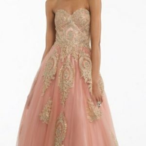 Camille La Vie Pink Quinceanera Dress